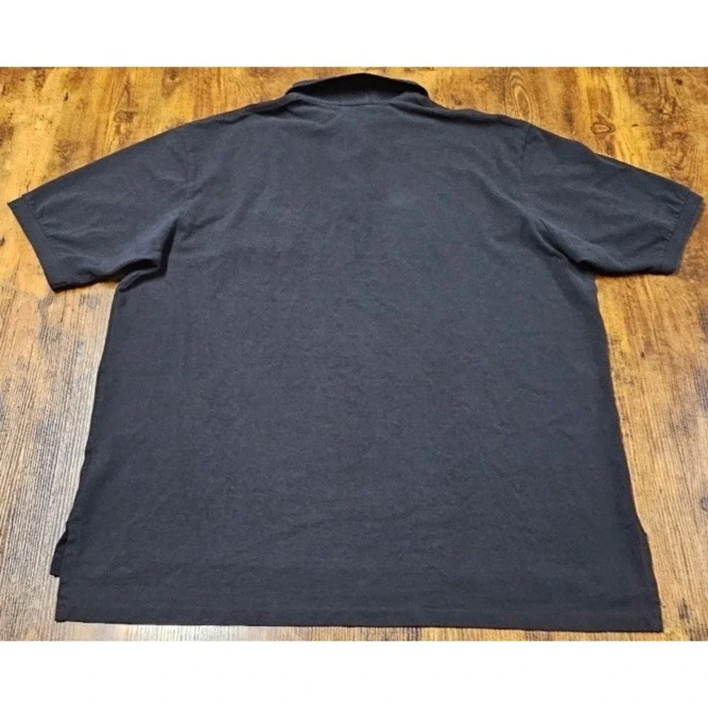 Polo Ralph Lauren Shirt Men 2XLT Tall Black Double Jockey Big Pony Long Sleeve
